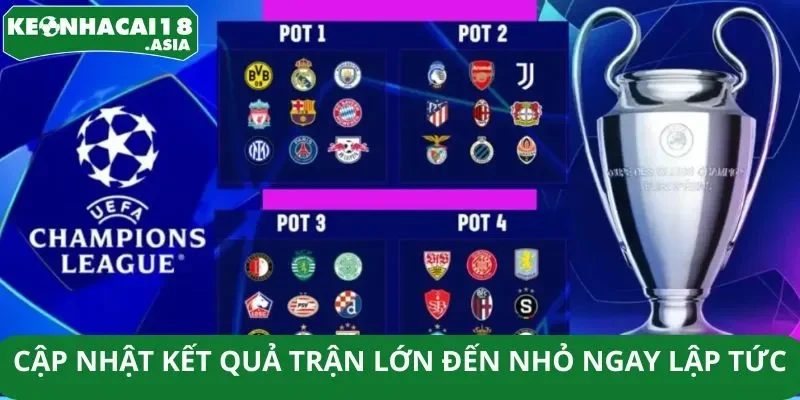 Cập nhật kết quả trận lớn đến nhỏ ngay lập tức Cập nhật kết quả trận lớn đến nhỏ ngay lập tức
